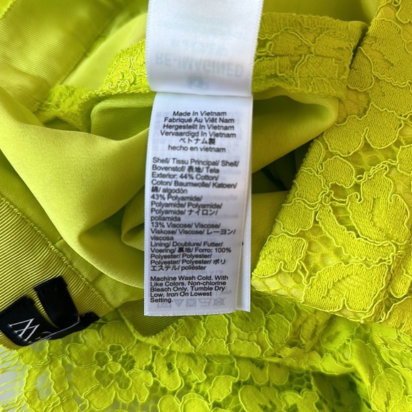 J Crew Number 3 Pencil Skirt in Citrine Lace NWT Size 6 - Picture 10 of 12